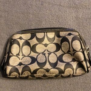 Coach cosmetics bag